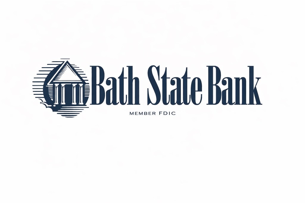 Bath State Bank logo, proud sponsor of Pets of the Week at the Fayette County Animal Shelter